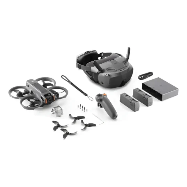 Dji Avata 2 Fly Smart Combo (três Baterias) - Preto