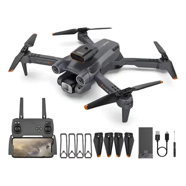 Drone Dli M3 Mini 8k Wifi 2 Dupla Hdcâmeras Profissional Preto